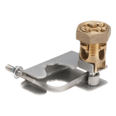 GPQC07-1/0 - Abrazadera de Tierra para Piso Falso / 6 a 1/0 AWG / Pedestales 22-29 mm / 4.19 x 3.38 x 3.19 in