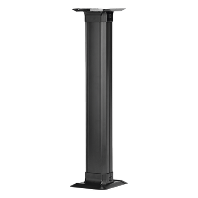 AFR4TBLGBL - Accesorio de Conexión a Mesa / Canaleta de Piso 4 Vías / PVC Rígido / Carga 907 kg / Área 45.11 in² / ADA / Negro