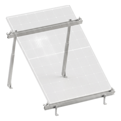 VEKTOR8R1M - Montaje para Panel Solar / Riel de 1.4 m (4.6 ft) / Aluminio Anodizado / Resistencia al Viento 136 km/h / Aterrizaje Integrado / Módulos 35 mm