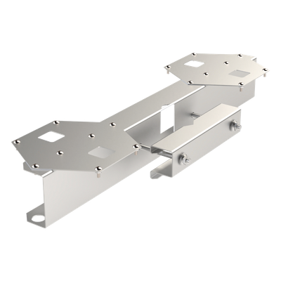 HLU3-DOBLE - Base Doble para Lámpara de Obstrucción EI-GSLSE. Compatible con tubo hasta 1-1/4".