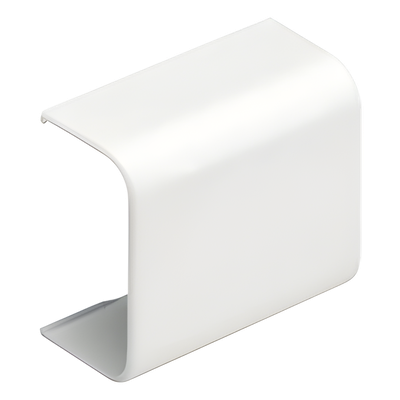 CF3IW-E - Unión Recta para Canaleta / ABS UL94V-0 / 0 a 50°C / Adhesivo Integrado / Blanco Mate / 180°