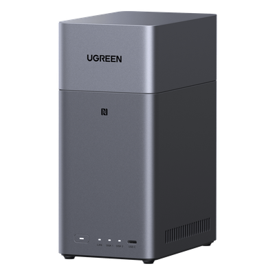 95432 - NAS de 2 Bahías / Procesador RK3576 / 4 GB DDR5 / HDMI 4K / USB-C 3.2 Gen 1 / Gigabit Ethernet / RAID 0/1-JBOD