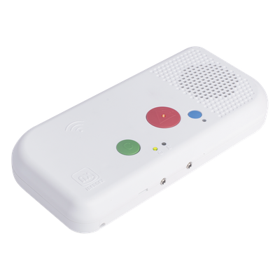 NX0019/B - Terminal IP de Habitación / Código Azul / PoE / RFID 125 kHz / VoIP SIP / Perfil 33 mm / Cancelación de Eco