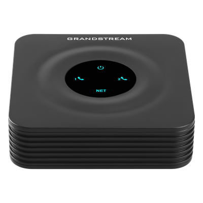 HT-802-V2 - Adaptador de Teléfonos Analógicos ATA / 2 Puertos FXS / 2 Perfiles SIP / Ethernet 10/100 Mbps / Cifrado TLS y SRTP / Conferencia 3 Vías
