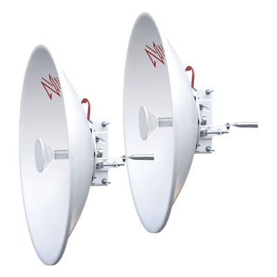 NP62 - Antena Direccional Parabólica / 60 cm / 5.9-7.2 GHz / Ganancia 30 dBi / Polarización Slant 45° y 90° / Alcance 30 km / Conector N-Hembra