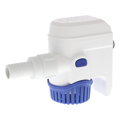 RM500B-24 - Bomba Sumergible de Achique Automatizada / 500 GPH (31 L/min) / 24 V DC / Altura Descarga 2 m (6.6 ft) / Sensor Integral con Modo Respaldo / Conexión Manguera 19 mm (3/4')