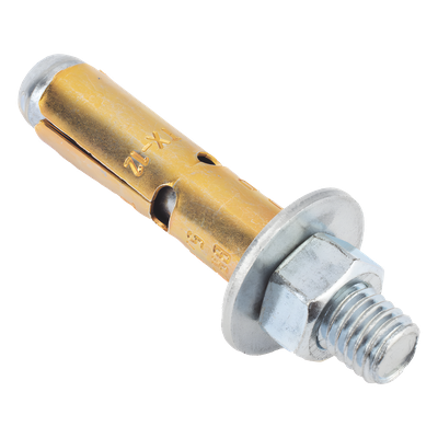 ANC-TX12312 - Taquete de Expansión / Cuerda 1/2" (13 mm) / Largo 3 1/2" (89 mm) / Carga Tensión 760 kg / Carga Cortante 848 kg / Camisa Corta Robusta