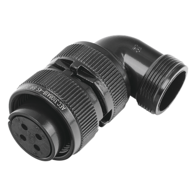 E/MS3108A18-4S - Epcom E/MS3108A18-4S conector 1 Negro