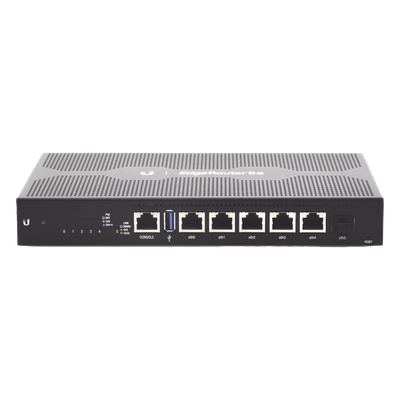 ER-6P - Router Edge / 6 Puertos Gigabit / 1 SFP / PoE 24V Pasivo / 6 Gbps / 4-Core 1 GHz