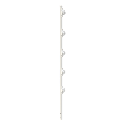 SYS-POST-3W - Poste para Cerca Electrificada / 5 Aisladores de Paso / Acero Galvanizado Cal. 18 / 1.2 m (3.9 ft) / Fijación Directa en Concreto