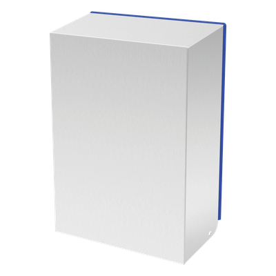 HH05SS04004X - Cubierta Protectora para Ventilador con Filtro Tipo 4/4X / Acero Inoxidable SS304 Cepillado / 313 x 196 x 86 mm (12.33 x 7.70 x 3.40 in) / Compatible con HF y TFP Tipo 12