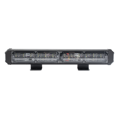 XLT2132RW - Barra de Luz de Advertencia / 2 Módulos LED / 10 Patrones de Destello / 10.8' (274 mm) / 10-30 VCC / 1.7 A Máximo