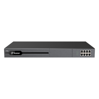 P560 - Conmutador IP PBX / 100 a 200 Extensiones / 30 a 60 Llamadas Simultáneas / E1/T1/PRI / 8 Puertos FXO/FXS / Omnicanal con IA