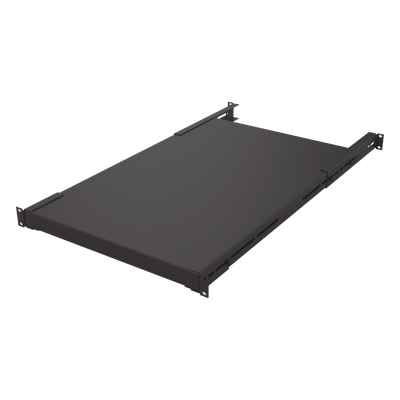 SCH-D70-1U - Charola para Rack 19 in / Profundidad Ajustable 495 a 965 mm / Carga 110 kg / 3U / Doble Fijación / Color Negro
