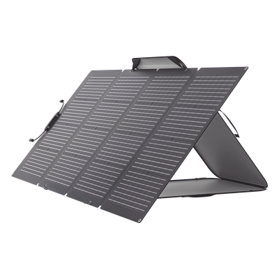 EF-FLEX-220B - Módulo Solar Portátil y Flexible de 220W Recomendado para Estaciones Portátiles EFD330, EFD350 ó EFD500 / Ajuste de Ángulo / Carga Eficiente / Incluye Cable XT60 a MC4