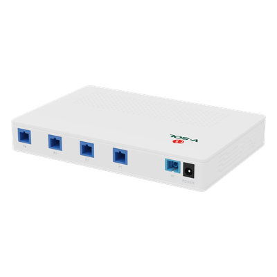 V1804PU - Splitter Activo 1x4 para Alimentación de 4 Dispositivos POF, puertos SC/UPC