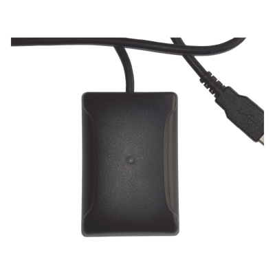 NX0121 - Lector RFID de Sobremesa / 125 KHz / USB Plug-and-Play / LED Bicolor y Zumbador / 78 x 53 x 26 mm / Cable 1.8 m (5.9 ft)