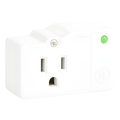 DTK-1F - Protector de Pared / 120 VCA / 15 A / 40,000 A / LED Diagnóstico / 0.23 x 0.10 x 0.15 ft