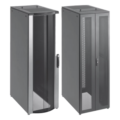 PSCPC20610B - Gabinete de Telecomunicaciones / 42 UR / 600 mm (2 ft) Ancho / 1000 mm (3.3 ft) Profundidad / Flujo de Aire Pasivo / Negro
