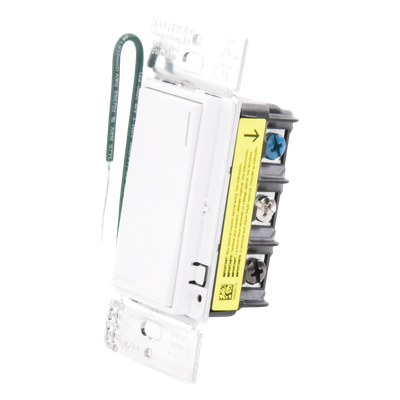 RRST8ANSSW - Interruptor Táctil On/Off / 8 A Iluminación / 5.8 A (¼ HP) Motor / Control RadioRA 3 / Cable Neutro Requerido / Acabado Satinado Nieve