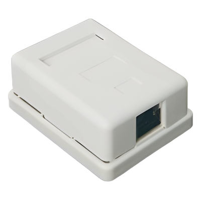 LP-WP-6036 - Caja de Pared / 1 Puerto Keystone / Cat5e STP / Montaje Vertical / 0 a 70°C / UL-CE-ETL