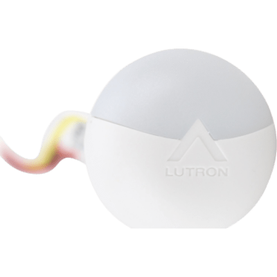 ECDIRWH - Sensor de Luz Natural con Receptor Infrarrojo / Para Cosecha de Luz Natural / Cableado / Funciona con Balastos y Módulos de Control Lutron / Rango IR 2.5 m (8.2 ft) / Clase 2 SELV/PELV / cULus / CE