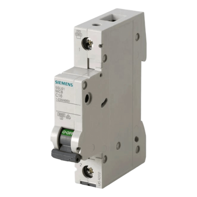 5SL61107CC - Interruptor Automático Magnetotérmico / 1 Polo / 10 A / 6 kA / Curva C / 400 V