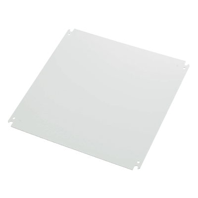 CP3030G - Platina de Montaje Posterior / 30x30 in (762x762 mm) / Acero Calibre 12GA / Recubrimiento en Polvo Blanco / Compatible Triplay 3/4 in