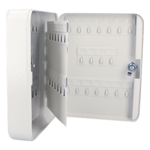 SYS-CLL-60 - Caja para Llaves / 60 Ganchos / Acero / 8.2 x 9.8 x 3.0 in / Cerradura de Latón