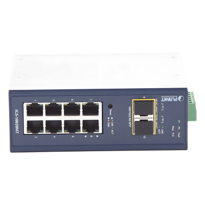 IGS-10020MT - PLANET IGS-10020MT switch Gestionado L2+ Gigabit Ethernet (10/100/1000) Negro