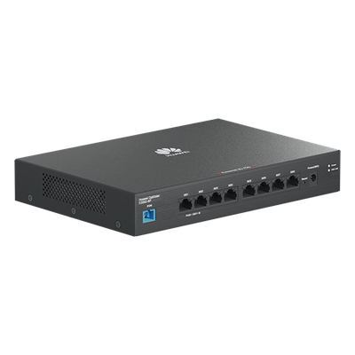 F200D-8P - ONU Switch PoE / 8 Puertos Gigabit PoE+ / 1 PON GPON 2.488 Gbps / 120 W / Modo Puente / Administración Nube