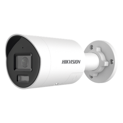 DS-2CD2087G3-LI2UY/SRB - Cámara Bala IP / 8 Megapixel / Dual Light 40 m (131.2 ft) / ColorVu 3.0 / WDR 130 dB / IP67 / Estrobo Azul y Rojo / AcuSense 3.0
