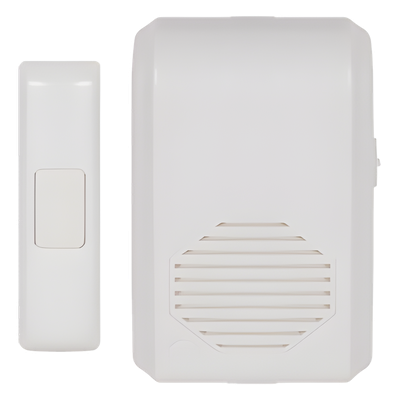 STI-3350 - Timbre Inalámbrico / Alcance 150 m (492.1 ft) / 10 Tonos / Receptor Incluido / 120 VCA / Sin Cableado
