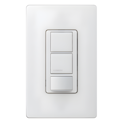 MSOPS6DDVSW - Sensor de Ocupación/Vacancia PIR / Doble Circuito Luz y Ventilador / 120-277 V / Cobertura 81 m² (871.9 ft²) / XCT / Title 24