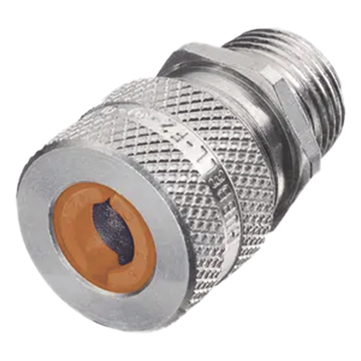 HUB-SHC-1030 - Conector de Cable / Aluminio Macho Recto / Calibre 3.2-4.7 mm (0.13-0.19") / 3/4" / Clase I Div. 2 / NEMA 4, 4X, 12, 13