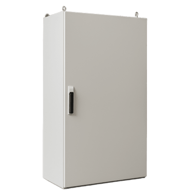 PST8016040AT - Gabinete de Acero IP55 / 800 x 1600 x 400 mm / IK10 / Carga 80 kg / Placa Trasera 750 x 1565 mm / Exterior