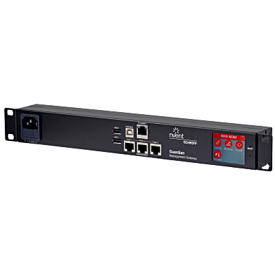 Gateway de Gestión Ambiental para Data Center GUARDIAN / Plataforma de Monitoreo con 3 Puertos de Sensores y Soporte de Hasta 16 Dispositivos por Puer