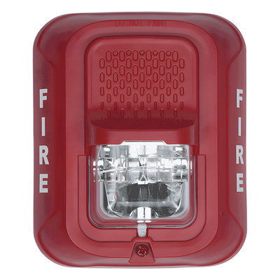 SR-L - Estrobo de Pared Serie L / Candela Seleccionable 15-185 cd / 12-24 Vcd Automático / Flash 1 Hz / Compatible SpectrAlert