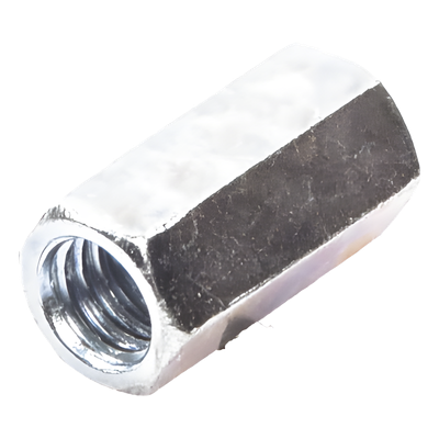 ANC-CH38100 - Cople Hexagonal Roscado / 9.5 mm (3/8") / UNC 2A / Galvanizado Electrolítico