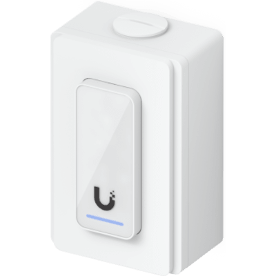 UACC-READER-JB-W - Caja de conexiones para lectores de acceso UniFi y visores de intercomunicación que admite montaje en superficie plana y fijación a conductos de 3/4". Color Blanco