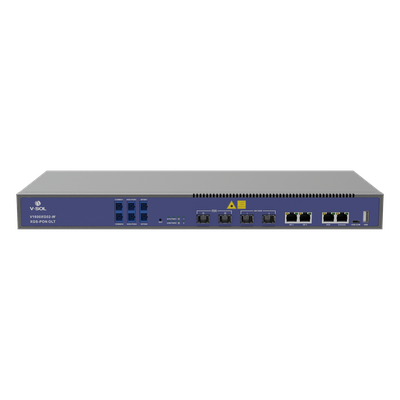 V1600XG02-W - OLT / 2 Puertos XGSPON/GPON con WDM / 4 Puertos Uplink / Hasta 512 ONUs / 1.45 x 0.66 x 0.14 pies