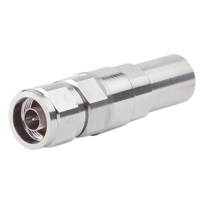 L4TNM-PSA - Conector coaxial / N macho recto / 1/2 pulgada / 0-8800 MHz / IP68 / Blindaje -130 dB