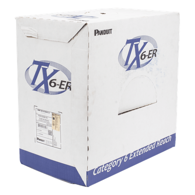 PUR6C2204BU-CE - Bobina de Cable UTP / Cat6 Rango Extendido / 22 AWG / CMR / 305 m (1000 ft) / Azul