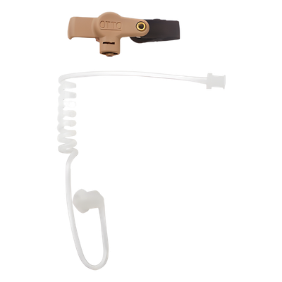 C101-21919 - Adaptador de Audio / Transductor de Voz Integrado / Compatible Auriculares y Earphones / Diseño Ergonómico Beige