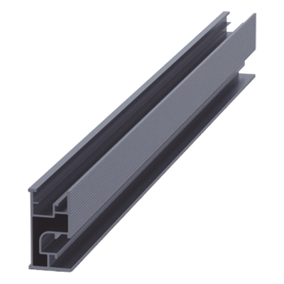 EPL-SR7-2100-R - Riel de montaje fotovoltaico / Aluminio anodizado / 2100 mm (6.89 ft) / Perfil 7 / Resistente a condiciones climáticas
