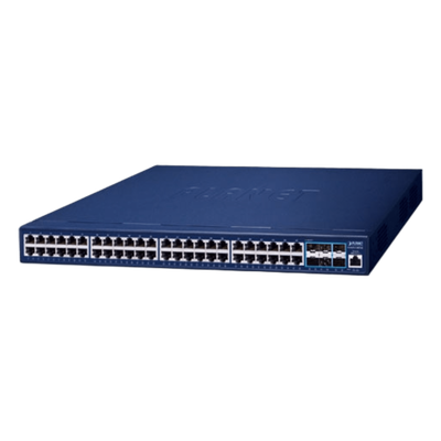 GS-6311-48T6X - Switch Gestionado Capa 3 / 48 Puertos Gigabit / 6 Puertos SFP+ 10G / Routing IPv4/IPv6 / 216 Gbps / NMS Integrado