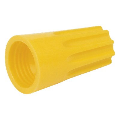 AE-000-25 - Capuchón Roscable para Cable / 10 AWG / Amarillo / 25 Piezas / 22.7 x 10.0 x 13.0 mm