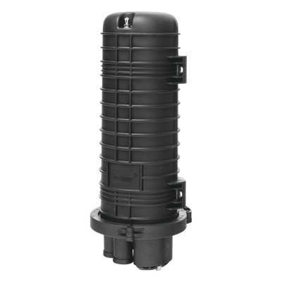 FITOSC-220J-A104 - Caja de Distribución de Fibra Óptica Vertical Tipo Domo / 96 Empalmes / IP68 / 4 Entradas / Exterior