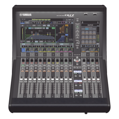 DM7-C - Consola de Mezcla Digital / 72 Canales / 48 Mezclas / Dante I/O / DSP Avanzado / Control Remoto Wi-Fi