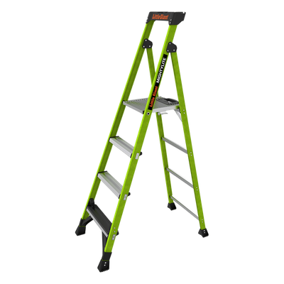 MIGHTYLITE-6IA-V2 - Escalera de Tijera / Fibra de Vidrio y Aluminio / 1.8 m (6 ft) / Carga 170 kg / Soporte Superior para Herramientas / Tipo IAA